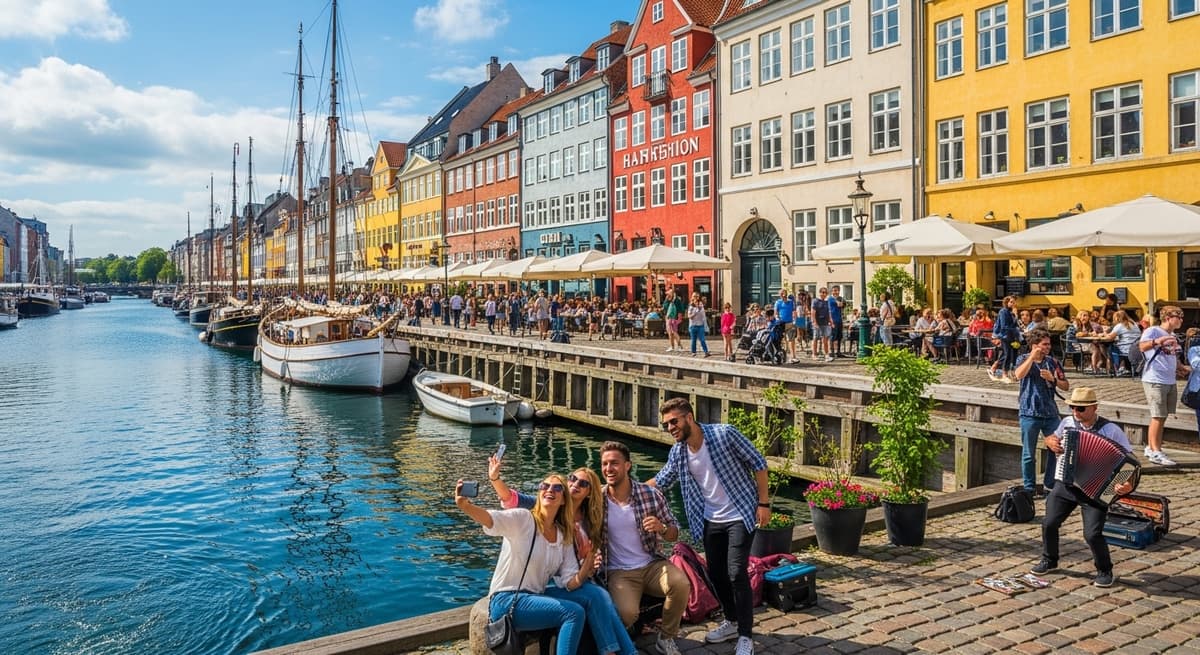 Danimarka Turist Vizesi - Kopenhag Nyhavn