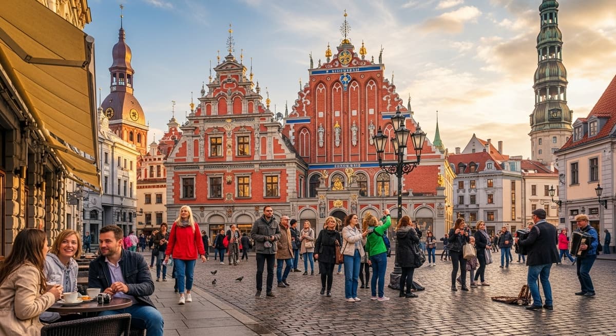 Letonya Turist Vizesi - Riga Eski Şehir