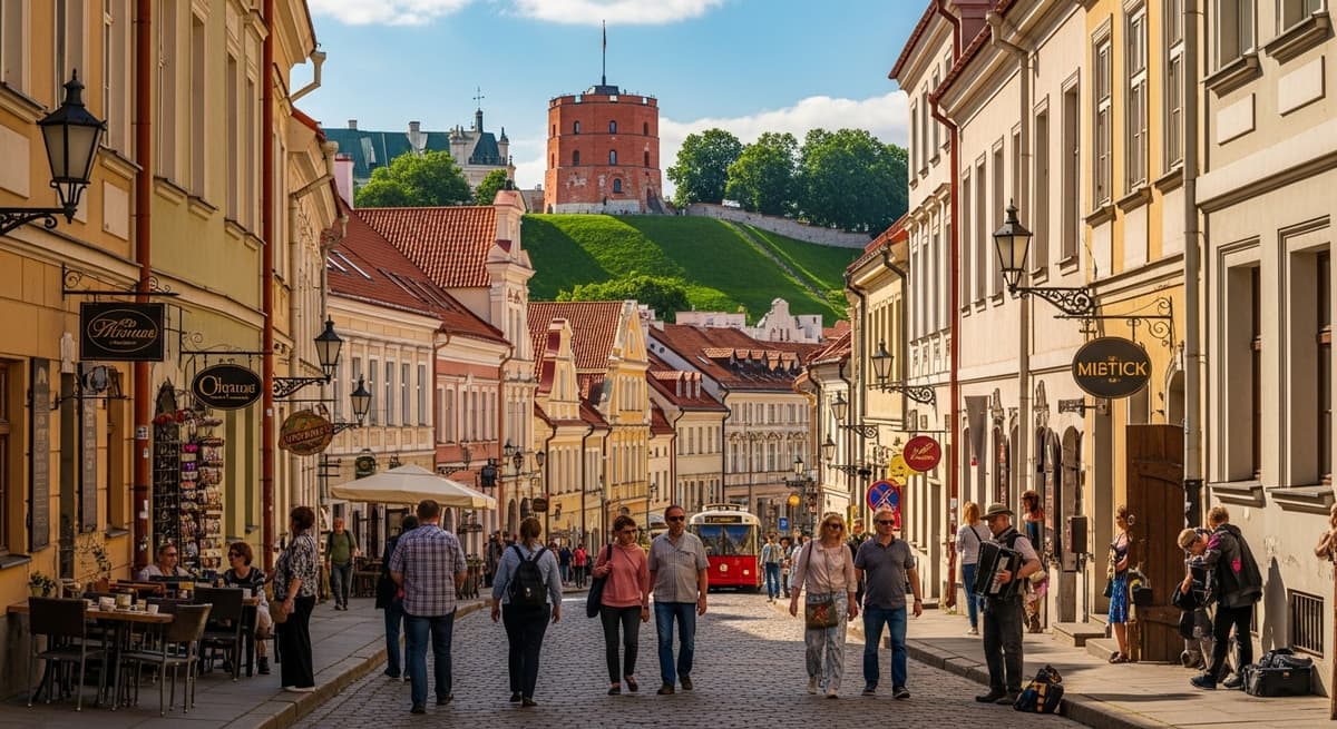 Litvanya Turist Vizesi - Vilnius Manzarası