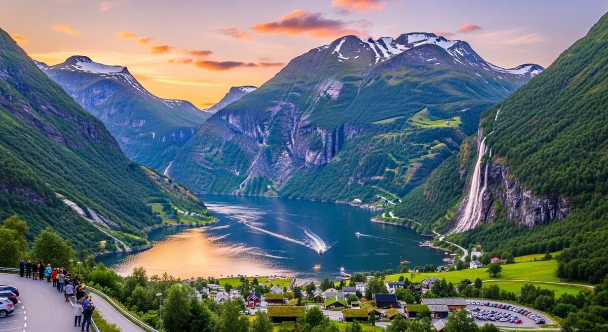Norveç Turist Vizesi - Geirangerfjord