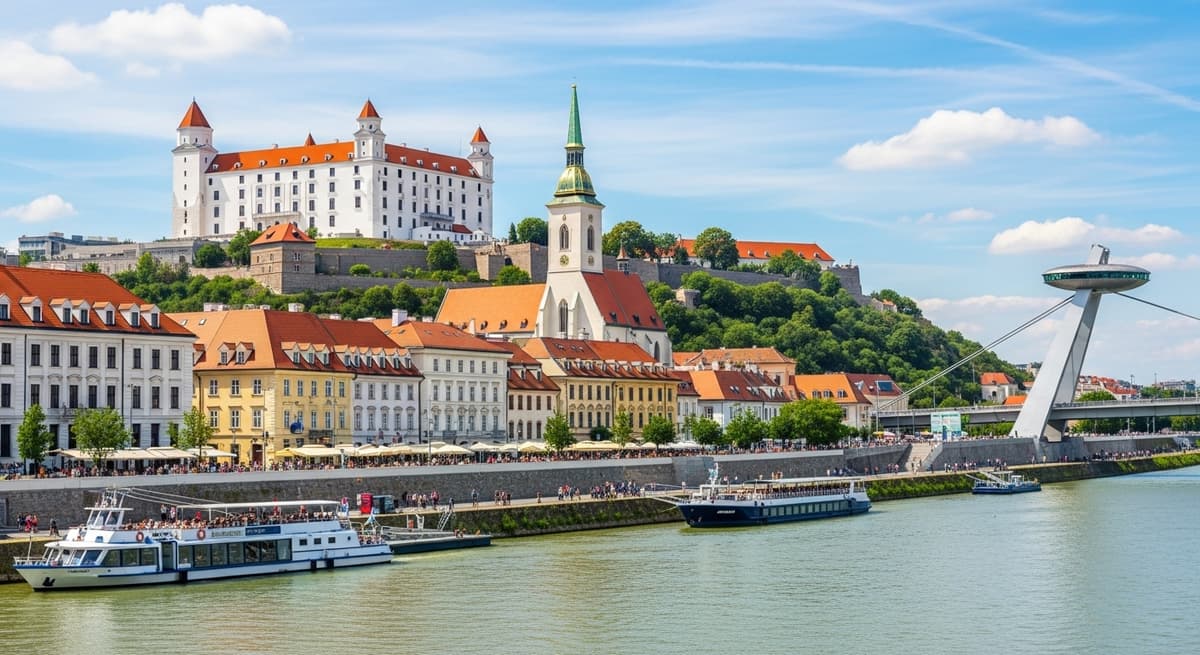 Slovakya Turist Vizesi - Bratislava Kalesi
